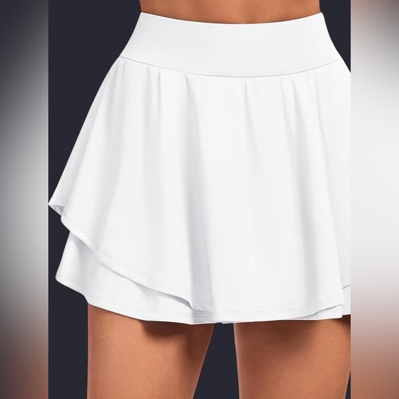 Women’s White Active Skort - Picture 4 of 6